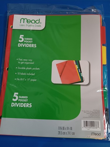 Mead pocket dividers - 5,